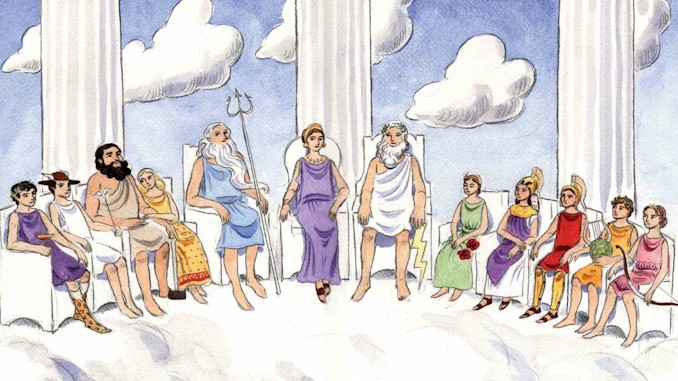 The Twelve Gods of Mount Olympus
